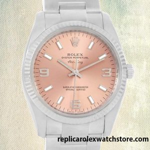 Replica Rolex Air-king Rolex Calibre 2813 114234PSO Men's Hands and Markers In Store