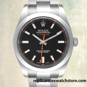 Replica Rolex Milgauss Men's Rolex Calibre 2813 116400BKSO Automatic In Store
